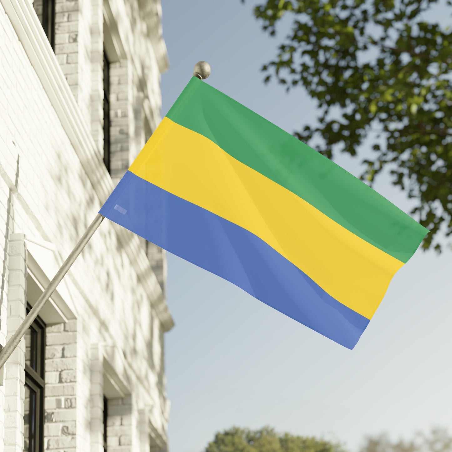 Flag Village Gabon Flag 18" x 12" / 36" x 24" / 60" x 36"