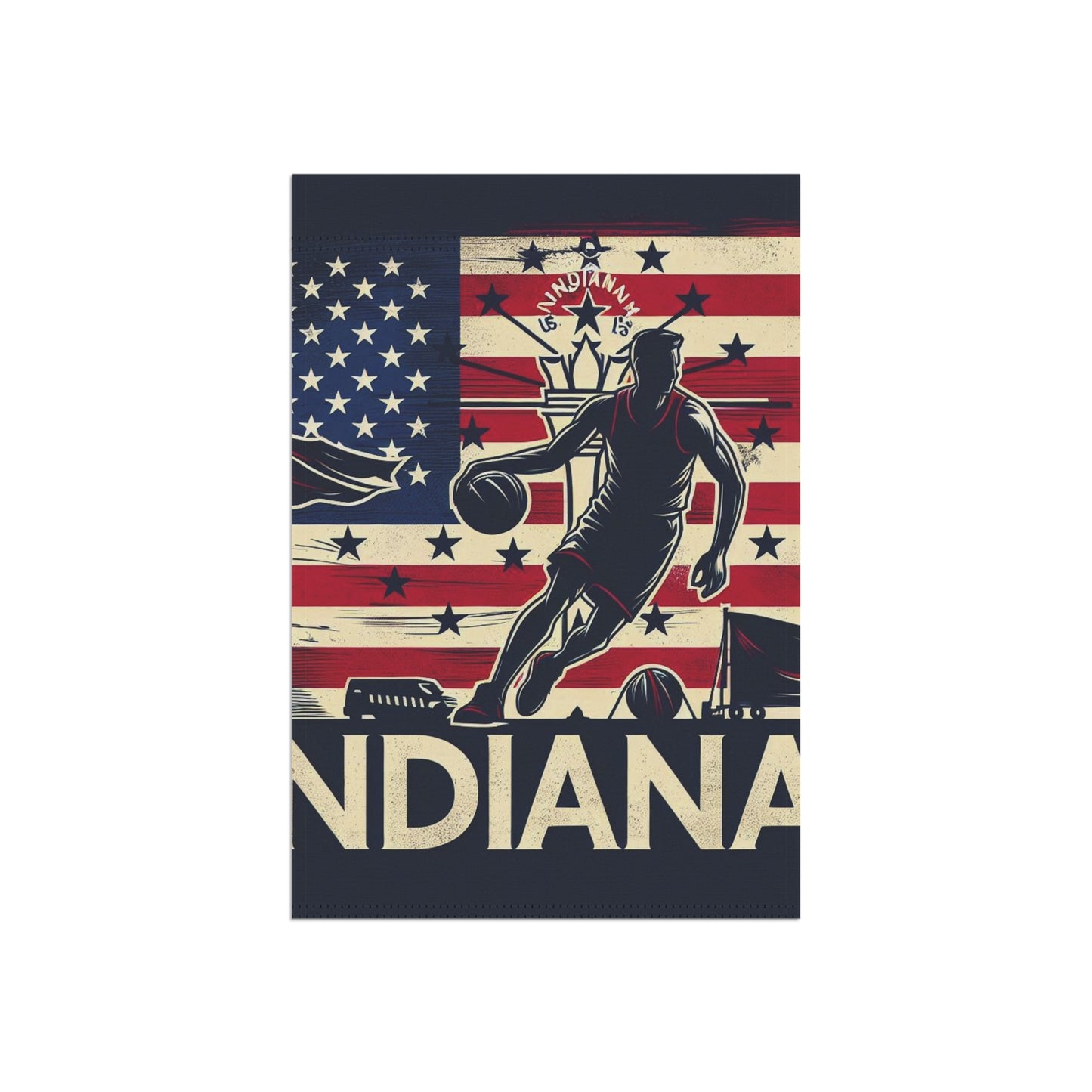 Flag Village Indiana State Flag Sporting Garden & House Banner IN0003