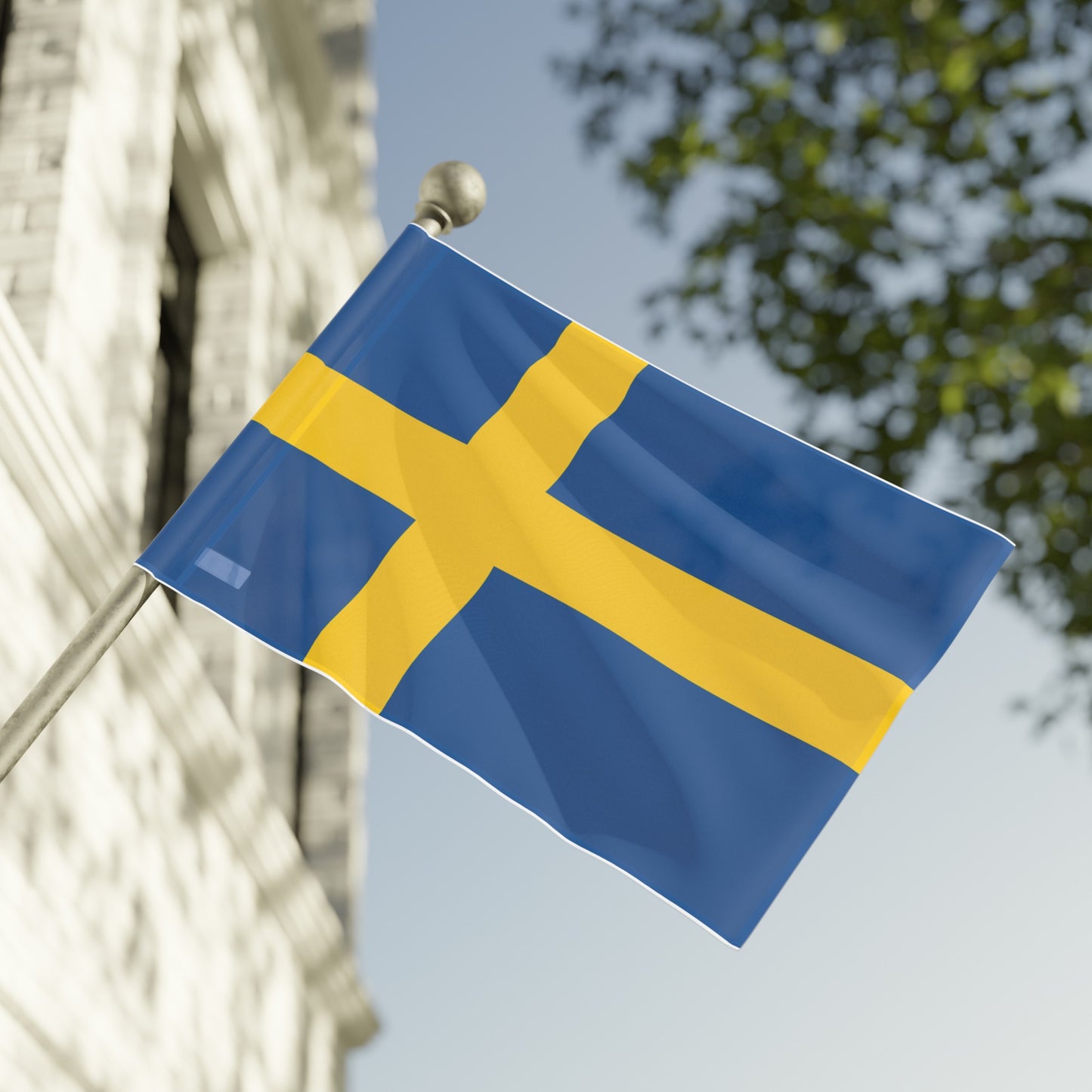 Flag Village Sweden Flag 18" x 12" / 36" x 24" / 60" x 36"