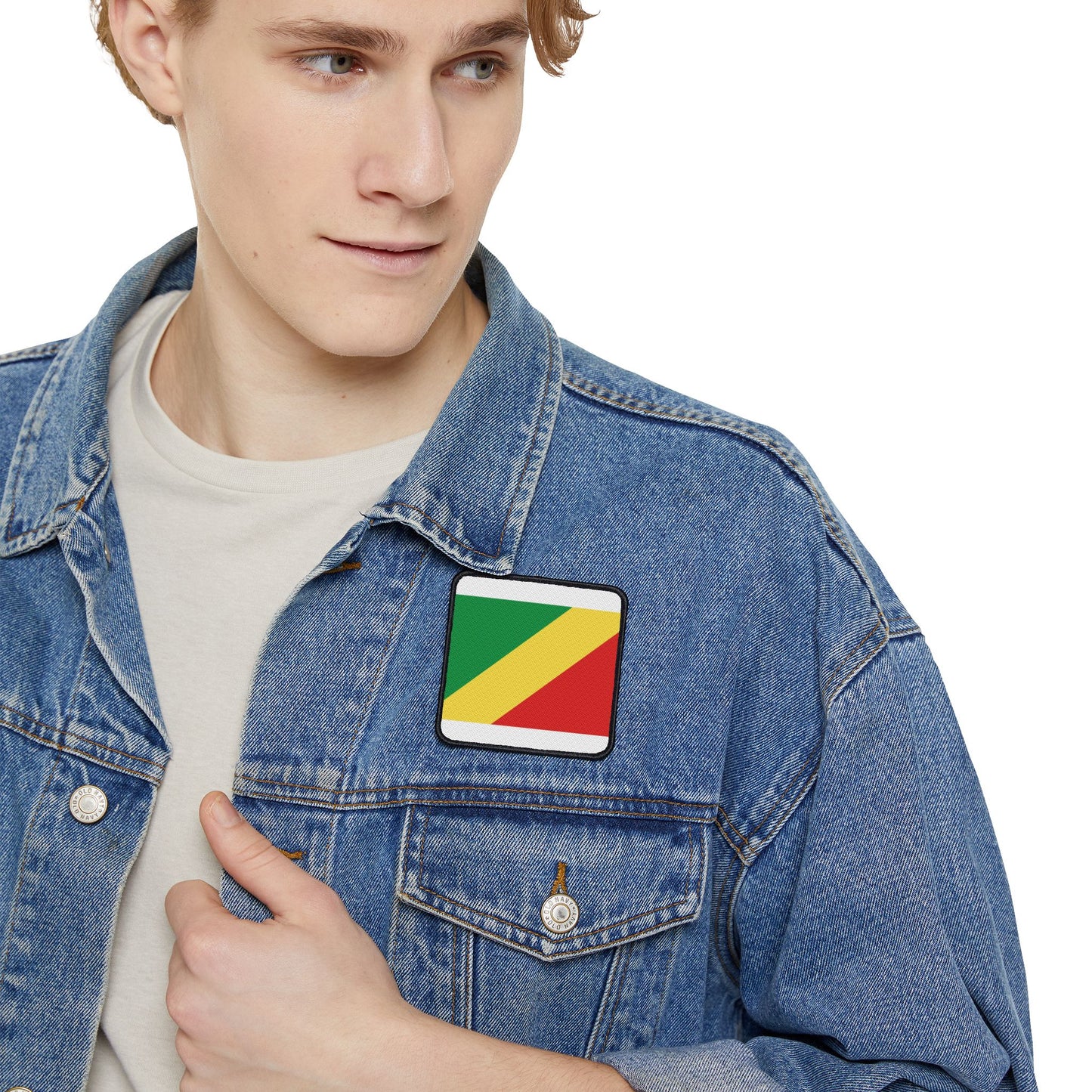 Flag Village Congo Flag Embroidery Iron-On Patches