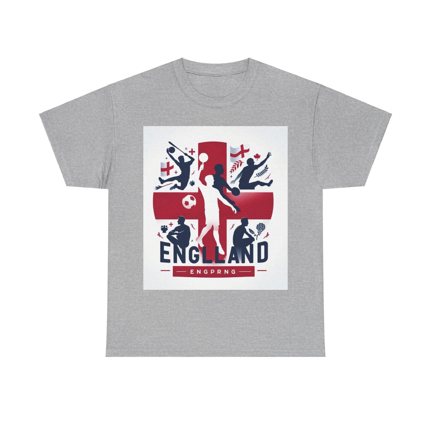 Flag Village England Sporting Flag T-SHIRT Heavy Cotton Tee GBR0009
