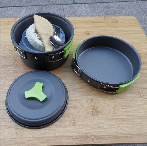 Flag Village Outdoor cookware 1-2 people camping cookware set