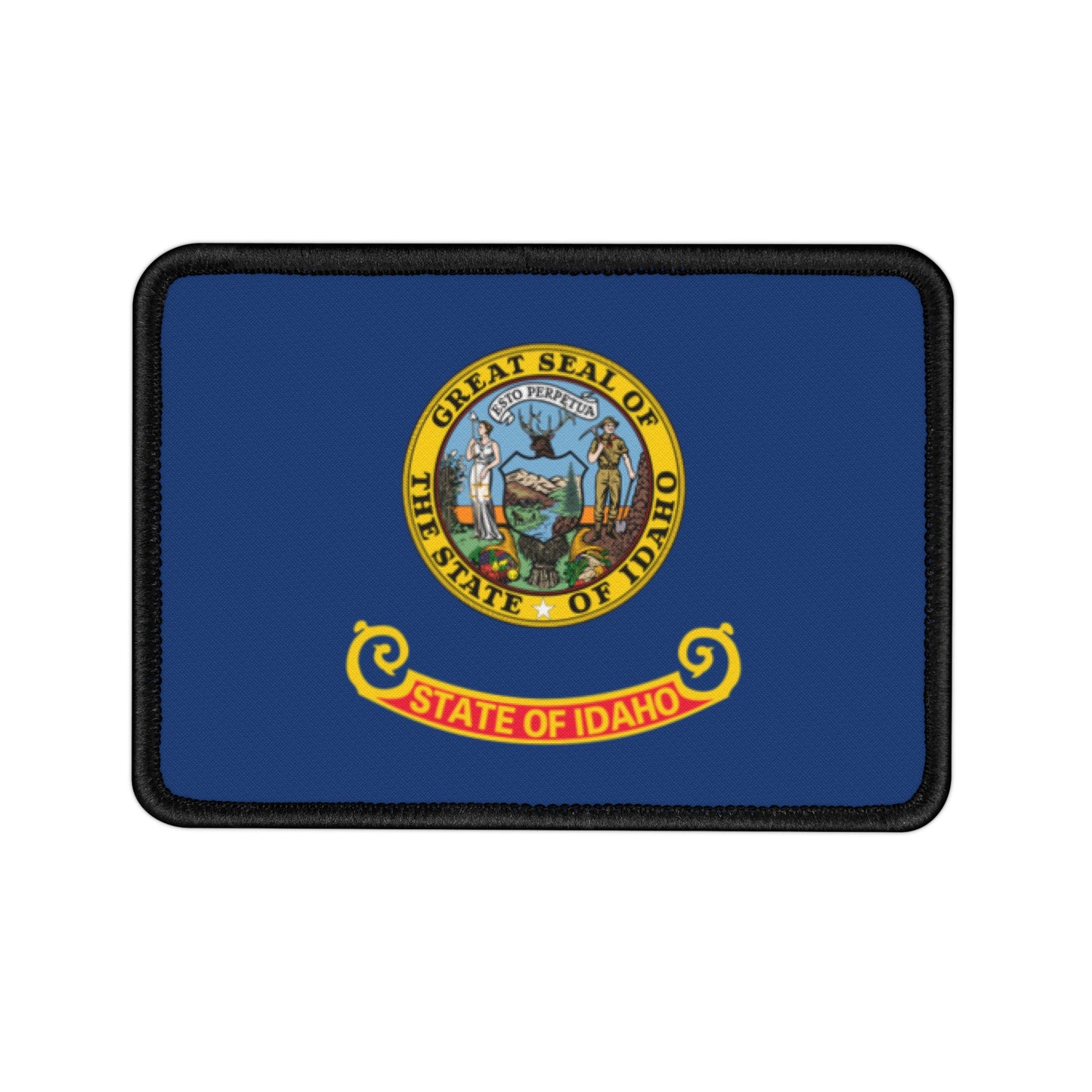 Flag Village Idaho State Flag Embroidery Iron-On Patches