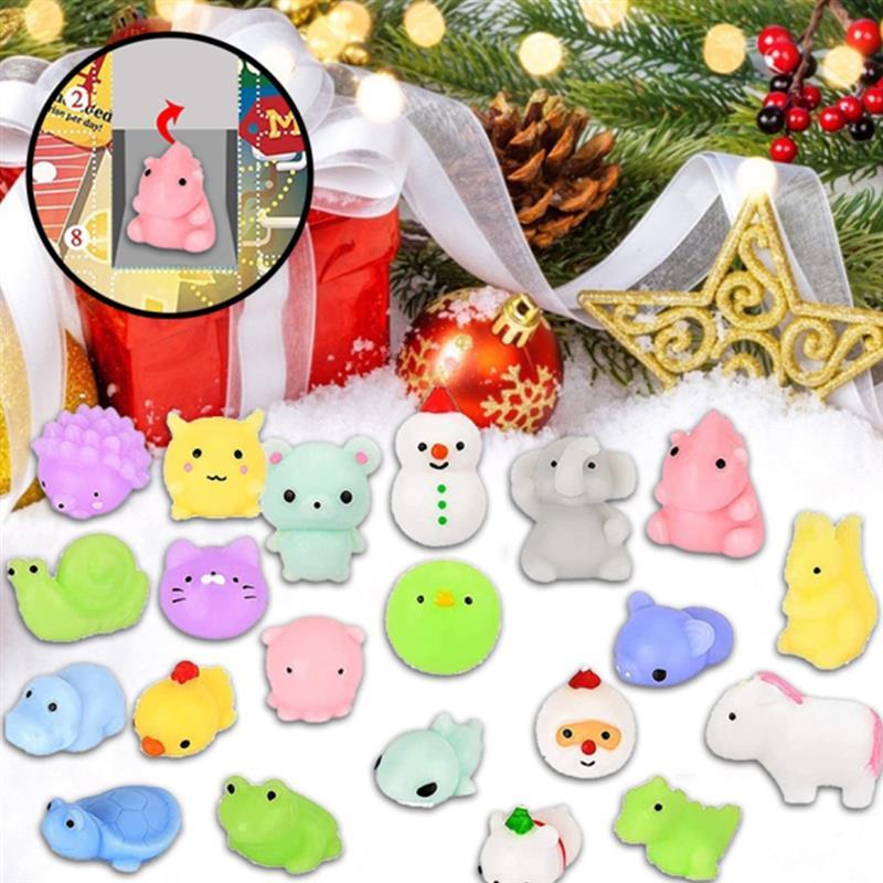 Flag Village Christmas Jewelry Calendar Gift Box Set Diy Beaded Blind Box Bracelet