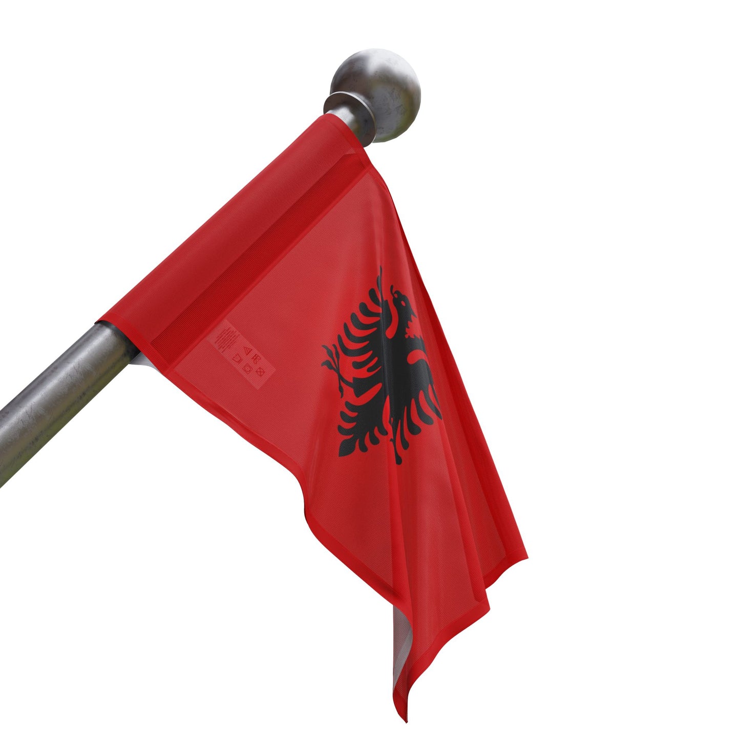 Flag Village Albania Flag
