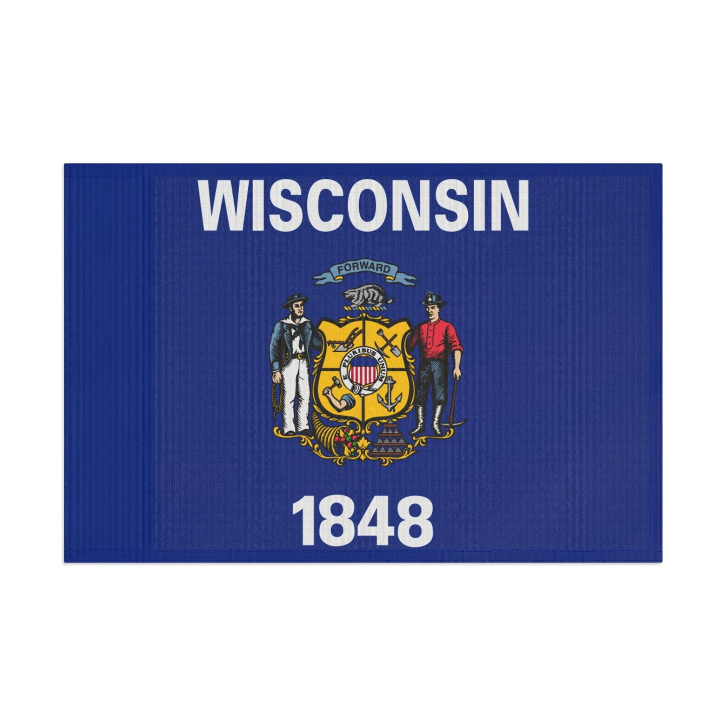 Flag Village USA Wisconsin State Flag 18" x 12" / 36" x 24" / 60" x 36"