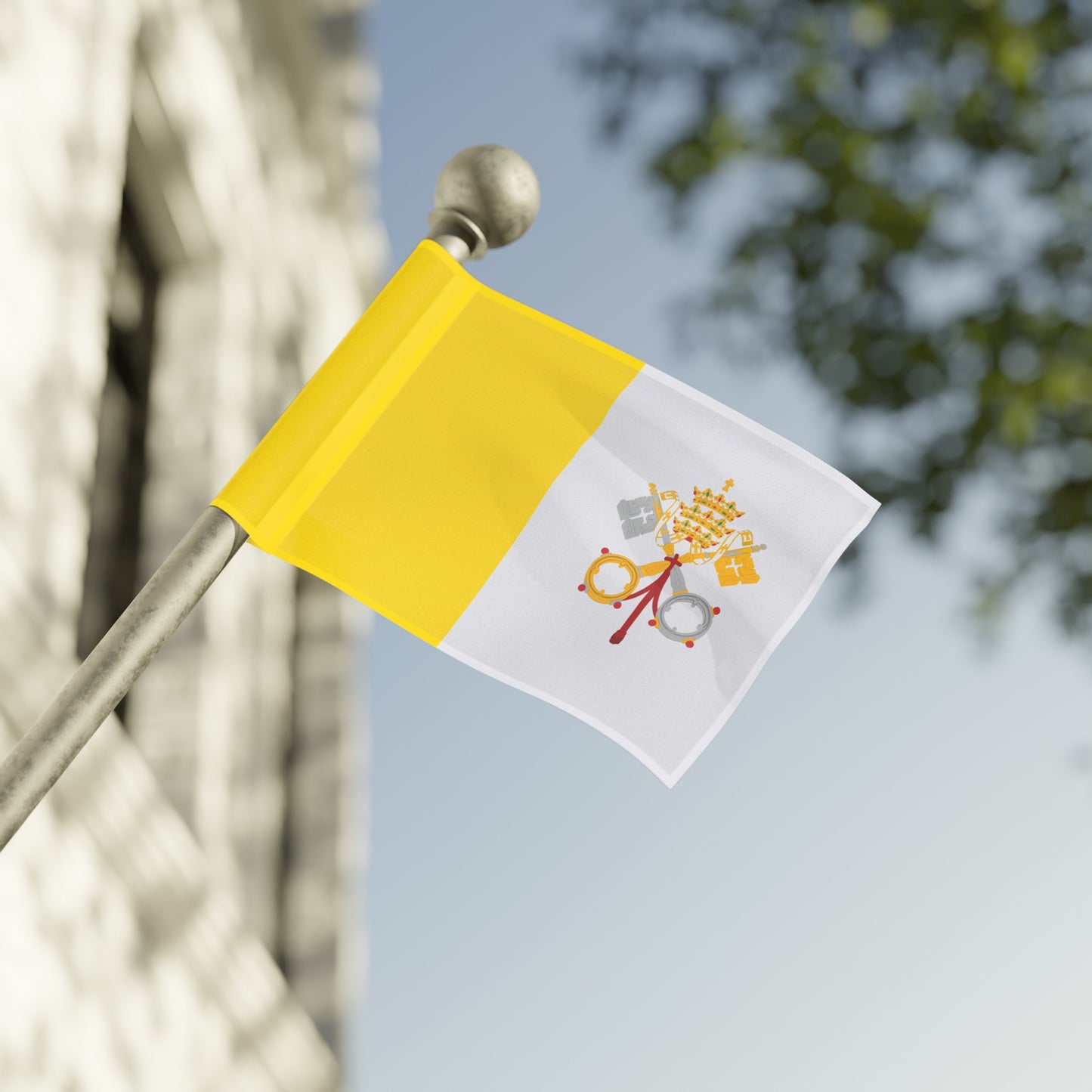 Flag Village Vatican Flag 18" x 12" / 36" x 24" / 60" x 36"