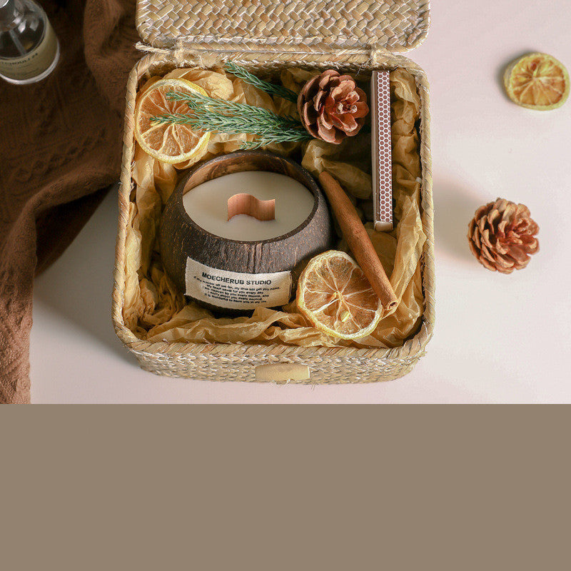 Flag Village Coconut Jar Scented Candle Gift Box For Valentine's Day
