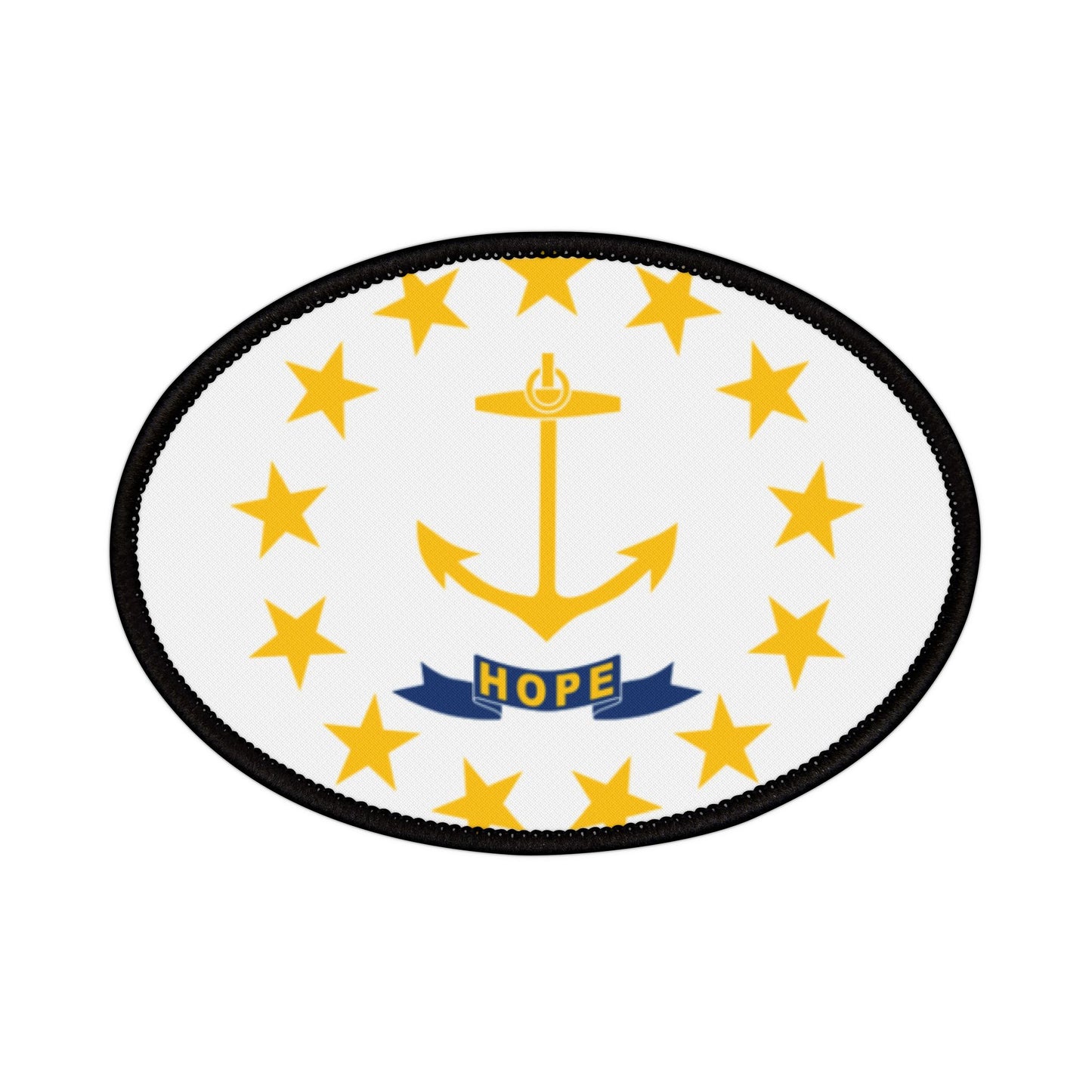 Flag Village Rhode Island State Flag Embroidery Iron-On Patches