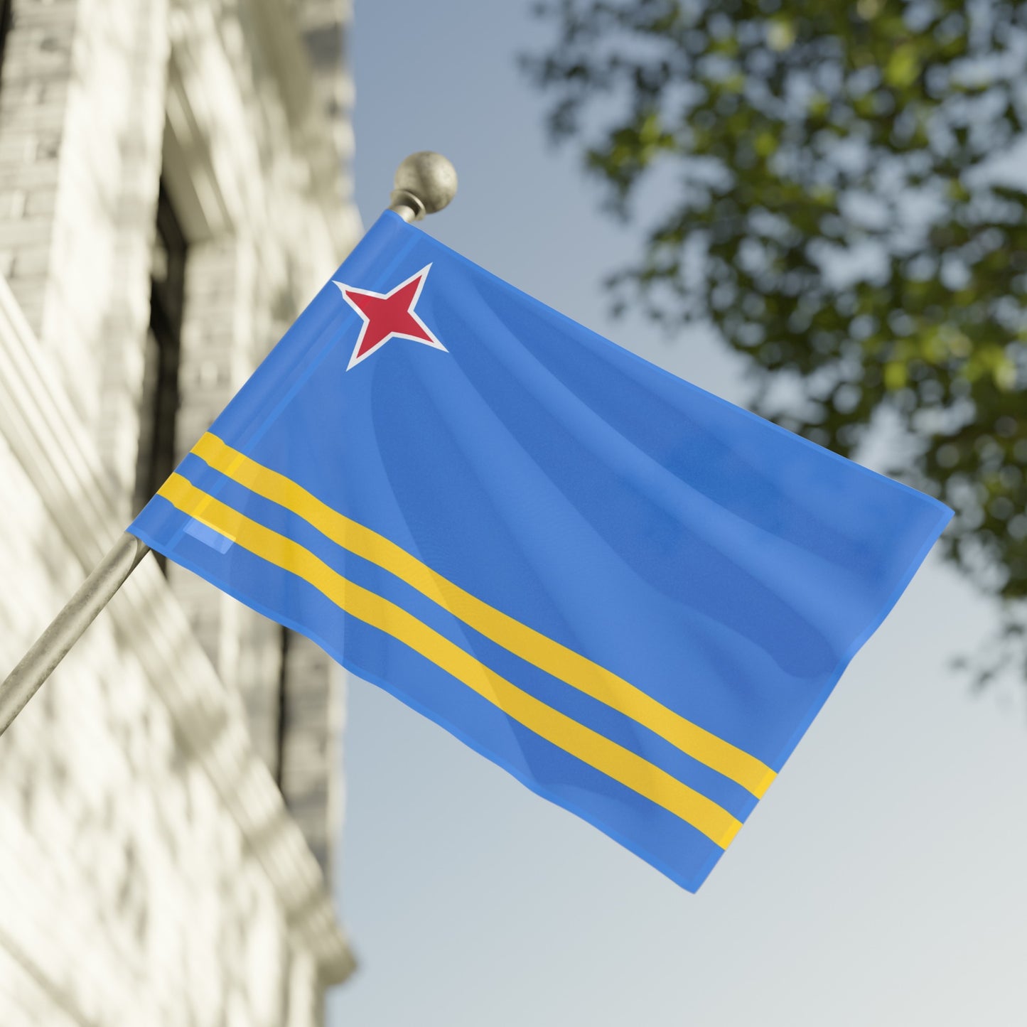 Flag Village Aruba Flag 18" x 12" / 36" x 24" / 60" x 36"