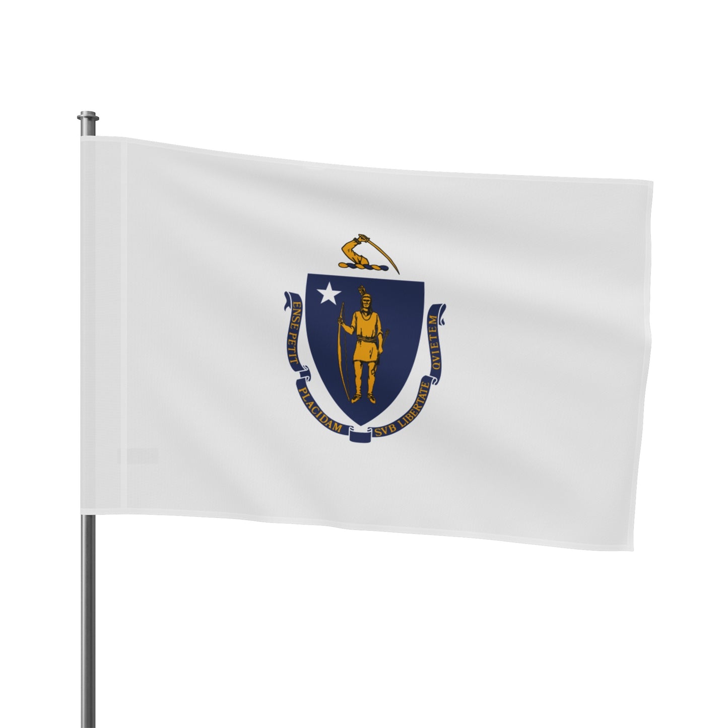 Flag Village USA Massachusetts State Flag 18" x 12" / 36" x 24" / 60" x 36"