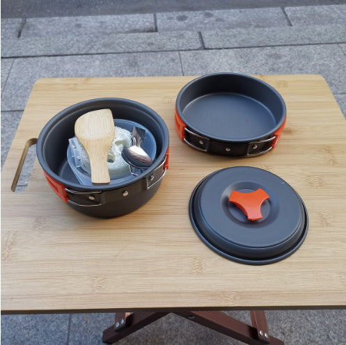 Flag Village Outdoor cookware 1-2 people camping cookware set