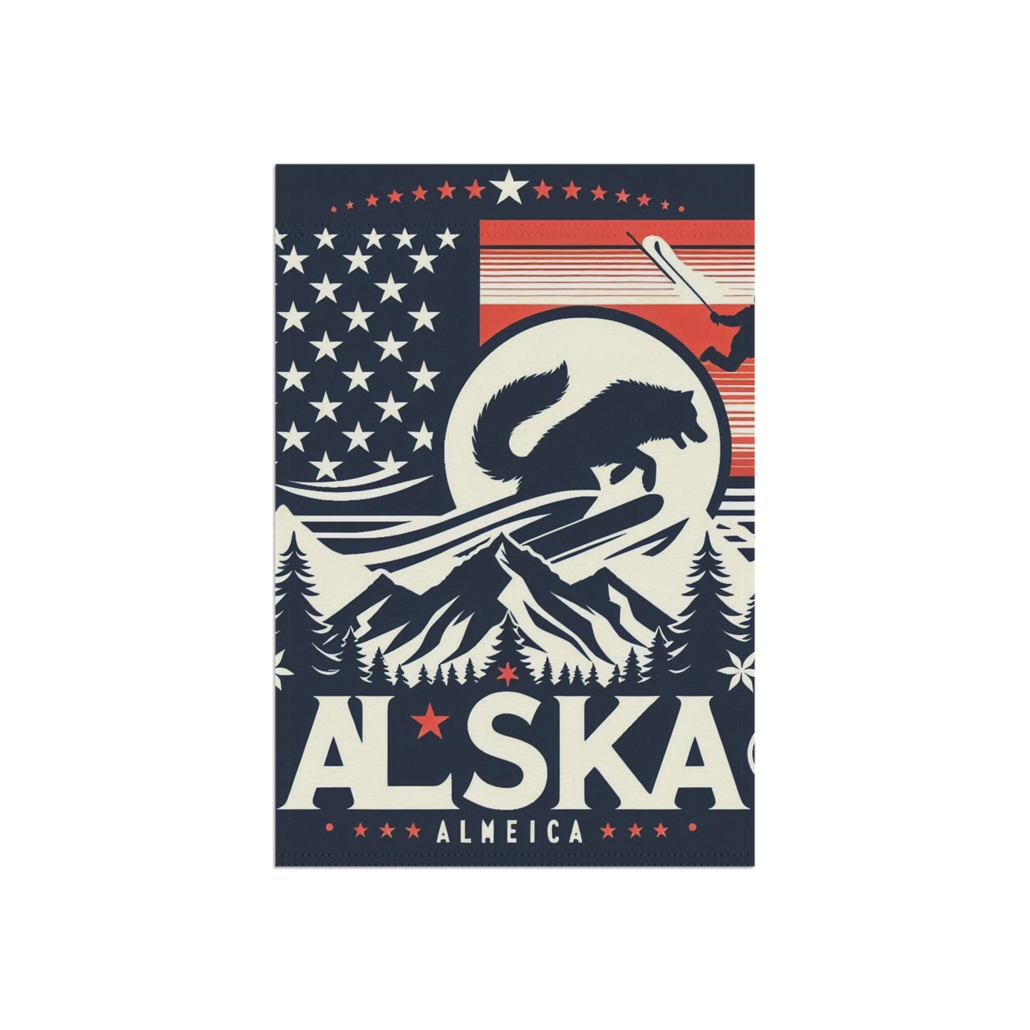 Flag Village Alaska State Flag Sporting Garden & House Banner AK0004