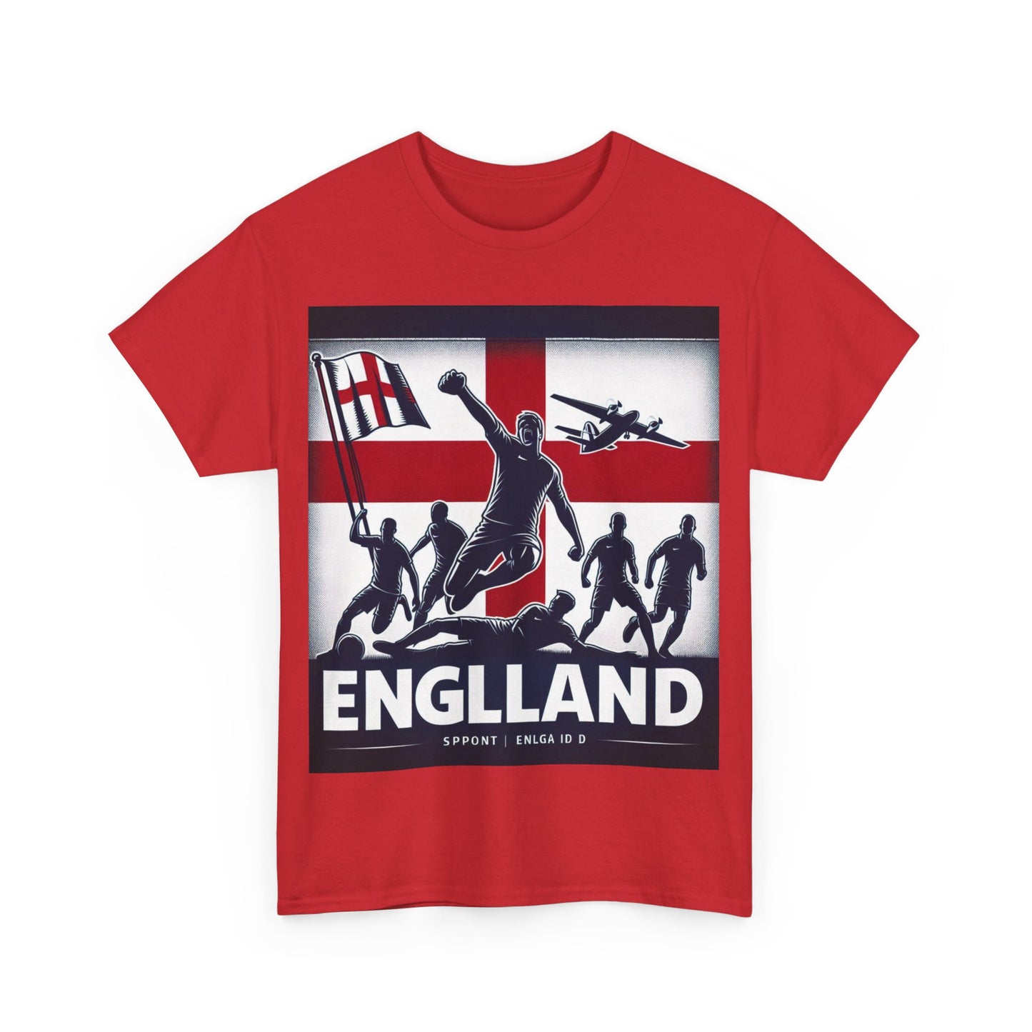 Flag Village England Sporting Flag T-SHIRT Heavy Cotton Tee GBR0007