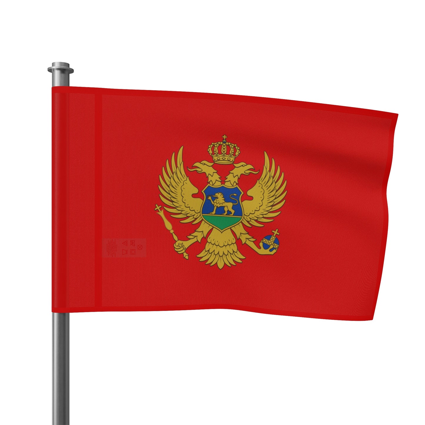Flag Village Montenegro Flag 18" x 12" / 36" x 24" / 60" x 36"