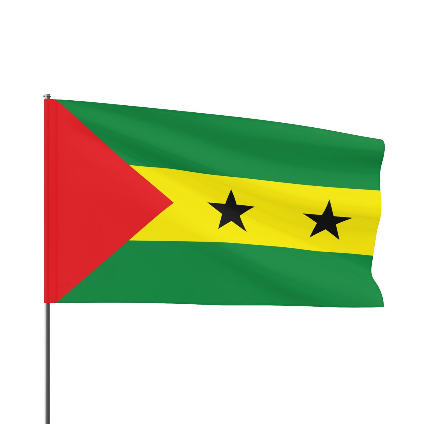 Flag Village Sao Tome And Principe 18" x 12" / 36" x 24" / 60" x 36"