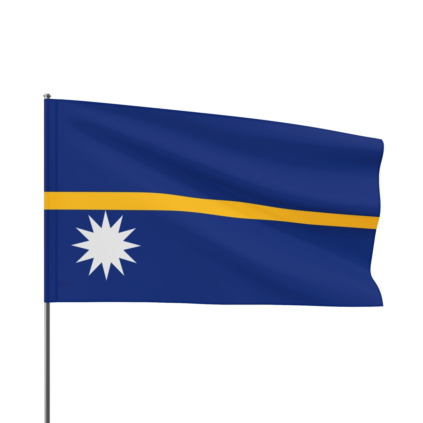 Flag Village Nauru Flag 18" x 12" / 36" x 24" / 60" x 36"