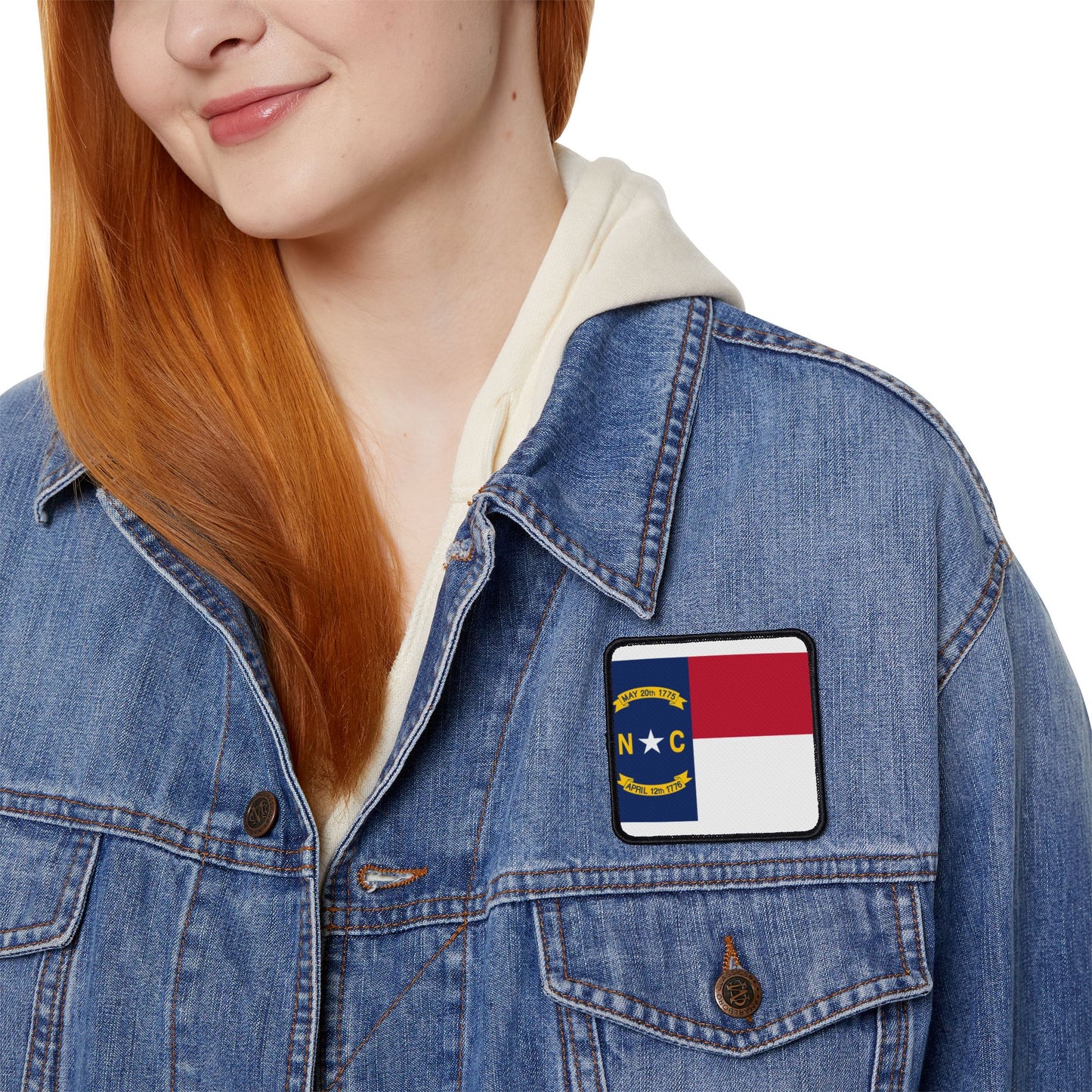 Flag Village North Carolina State Flag Embroidery Iron-On Patches