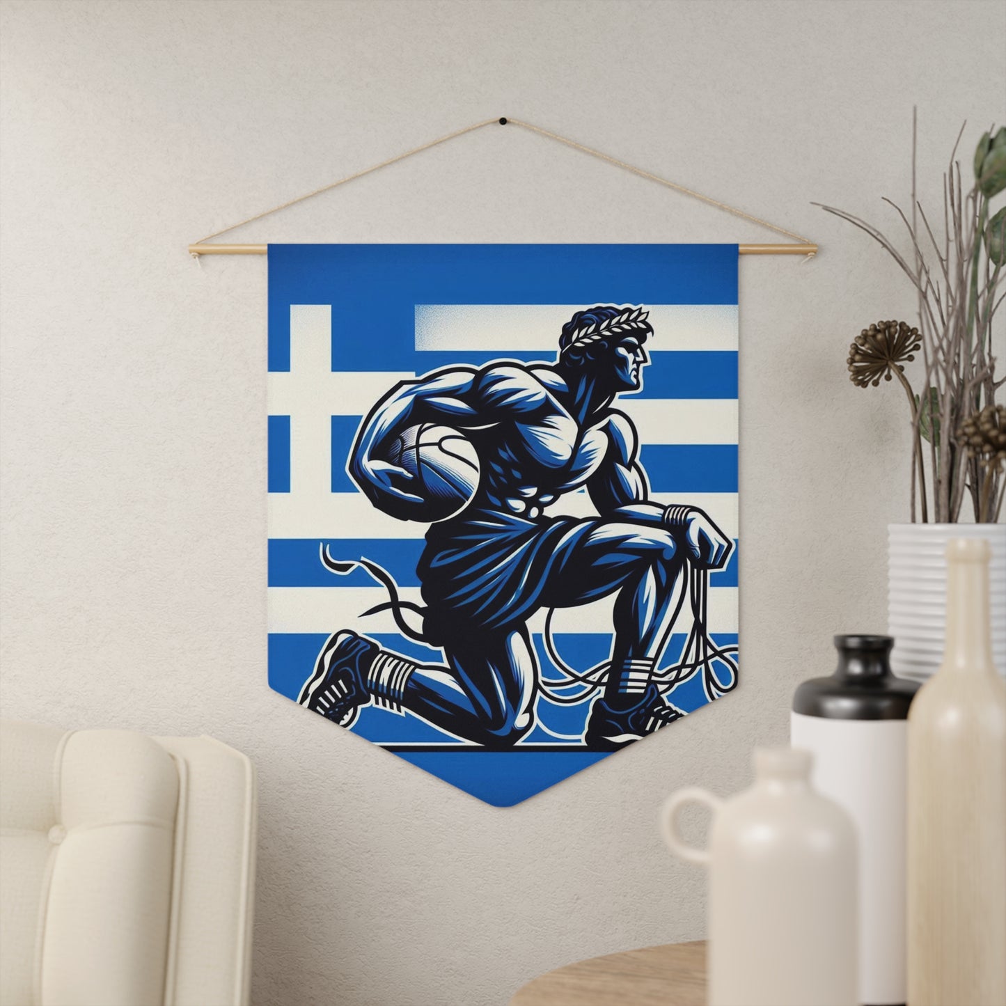 Flag Village Greece Flag Pennant Sporting Home Wall decoration GRC0001