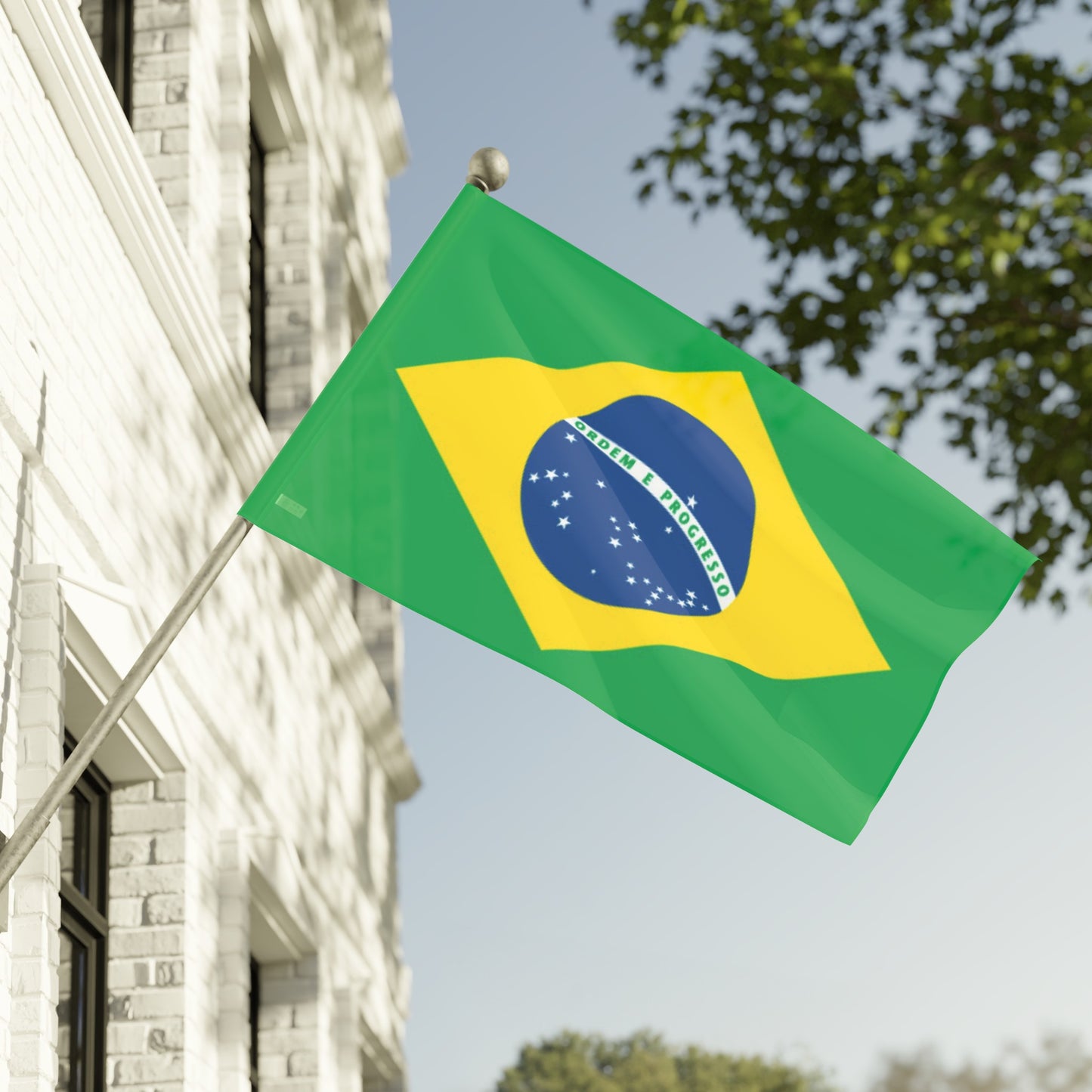 Flag Village Brazil And Herzegovina Flag 18" x 12" / 36" x 24" / 60" x 36"