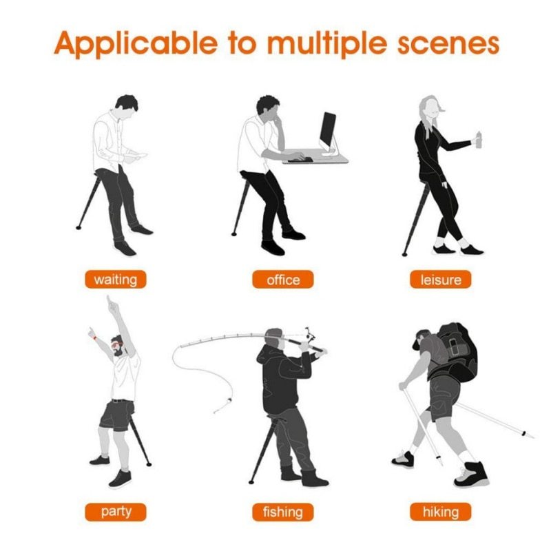 Flag Village Lightweight Portable Folding Oxford Aluminum Chair Stool Seat For Camping Fishing