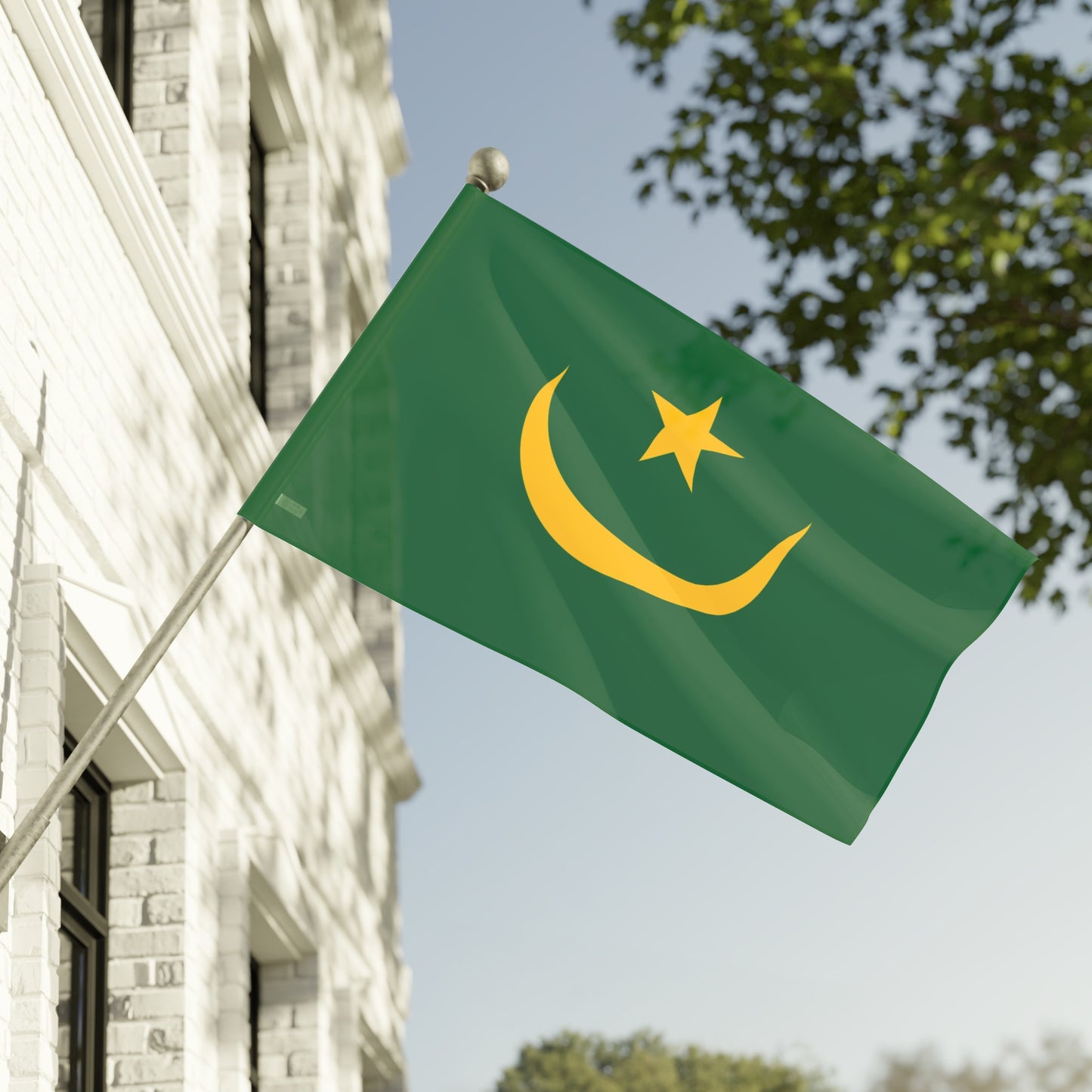 Flag Village Mauritania Flag 18" x 12" / 36" x 24" / 60" x 36"