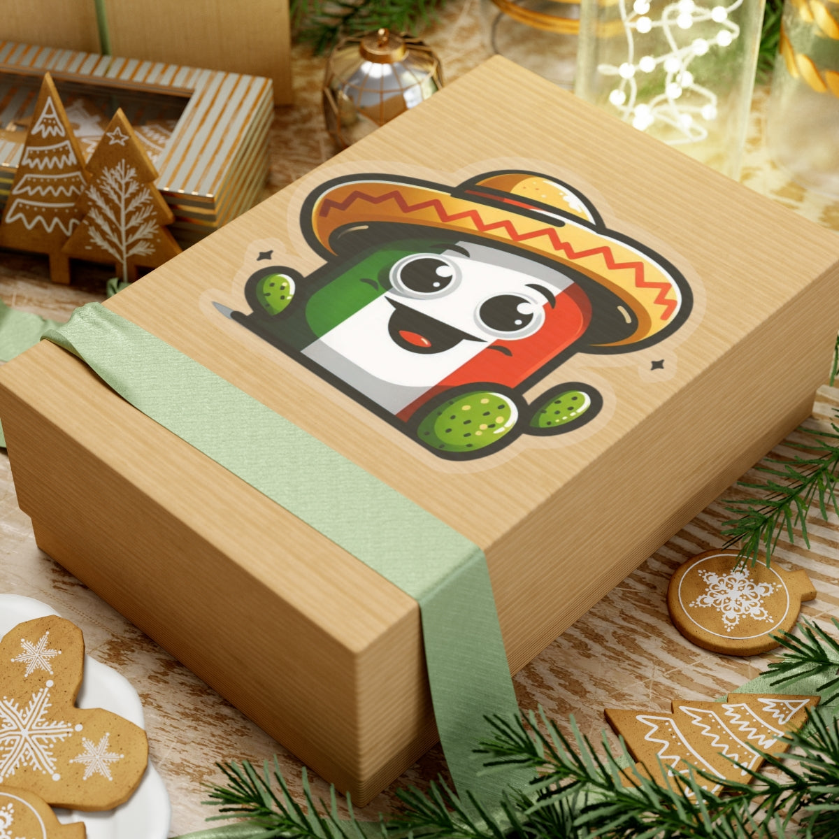 Flag Village USA Mexico Flag Stickers 2", 3", 4", 6" MX01