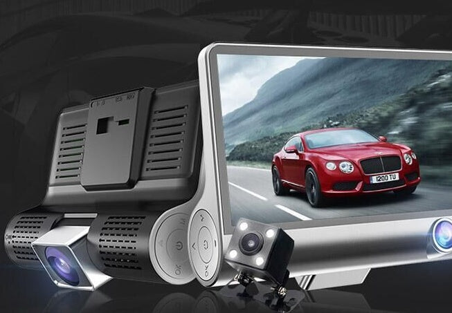 Flag Village Auto Tools 1080P High-definition Three-record Driving Recorder