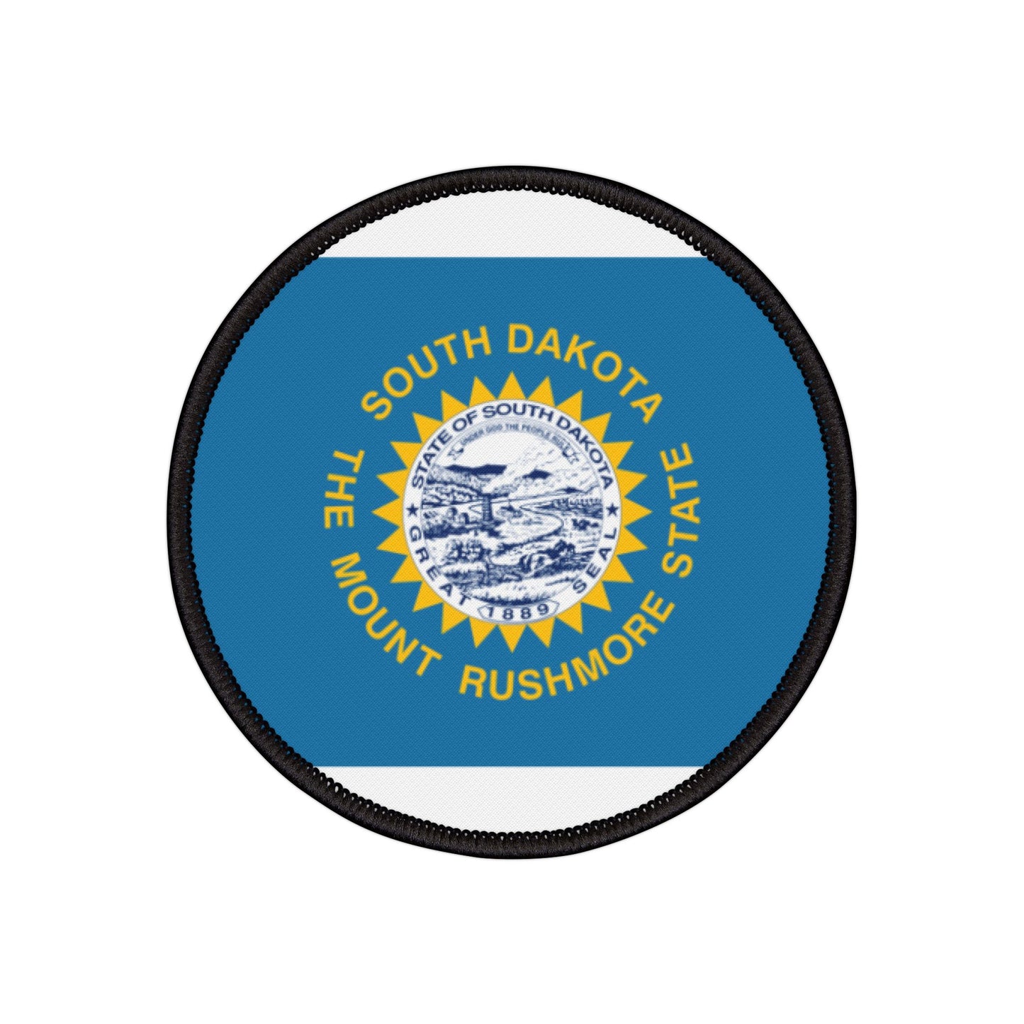 Flag Village South Dakota State Flag Embroidery Iron-On Patches