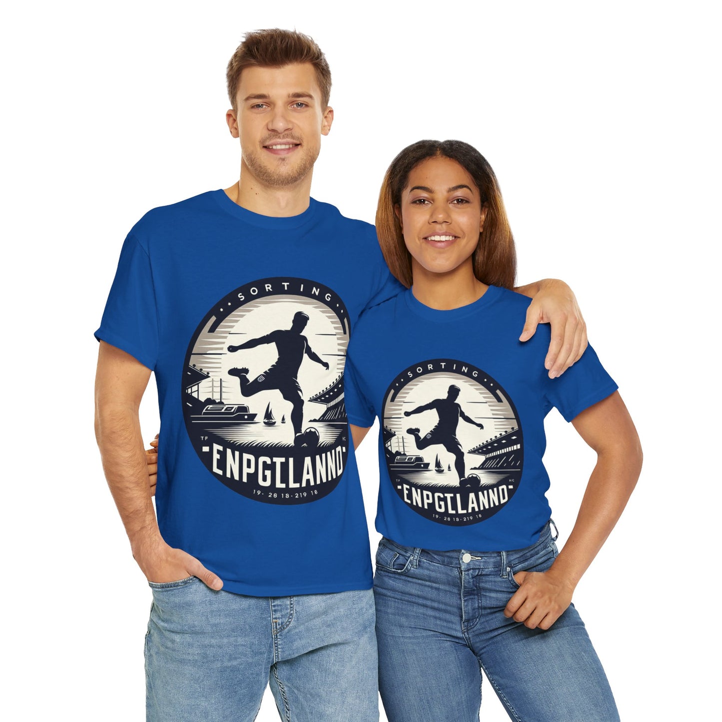 Flag Village England Sporting Flag T-SHIRT Heavy Cotton Tee GBR0004