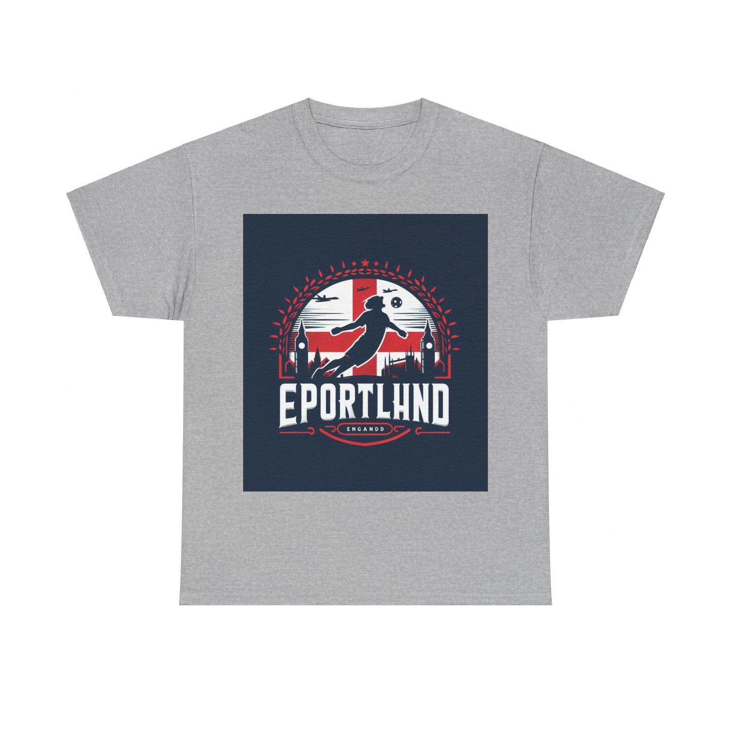 Flag Village England Sporting Flag T-SHIRT Heavy Cotton Tee GBR0003
