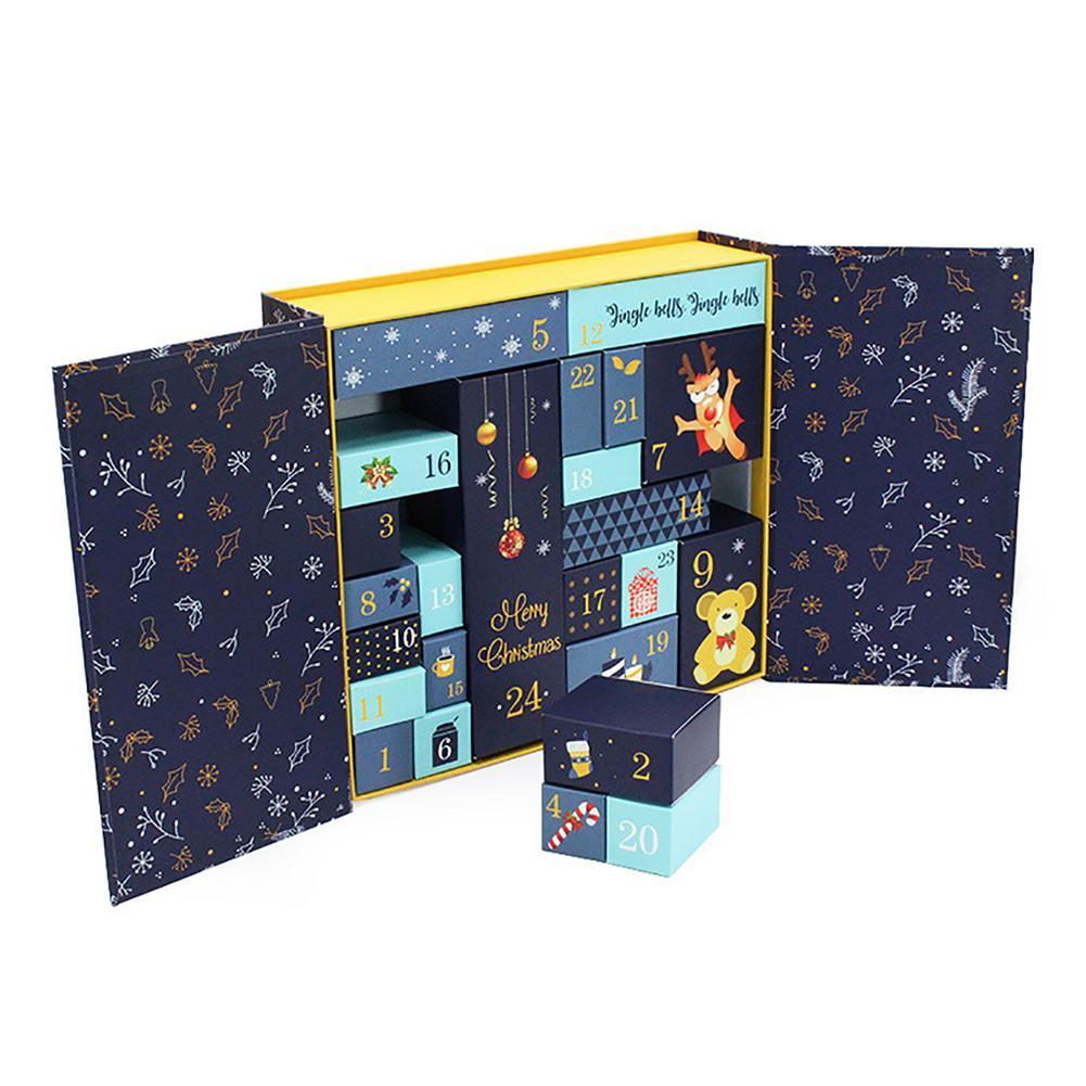 Flag Village Christmas beautiful countdown calendar gift box