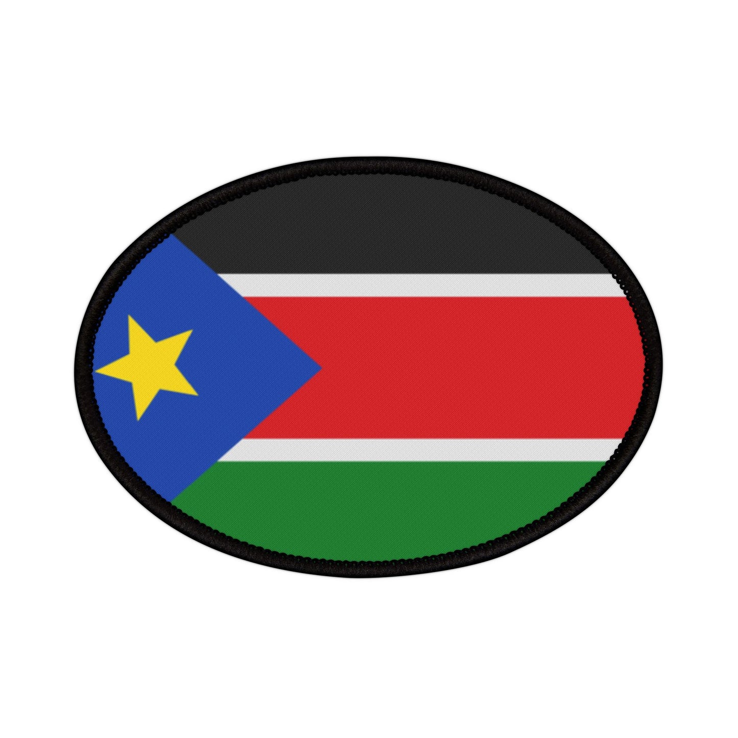 Flag Village South Sudan Flag Embroidery Iron-On Patches