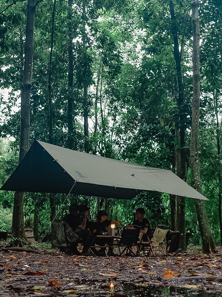 Flag Village Sunscreen And Rainproof Camping Barbecue Leisure Awning