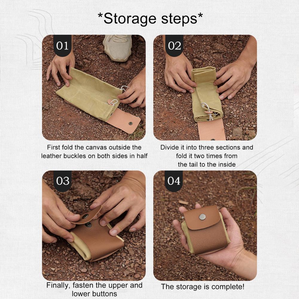 Flag Village Outdoor Picking Multifunctional Bag, Hanging Waist Kit, Waist Strap Bag, Folding Canvas Kit Canvas Fruit Harvest Pouch For Jungle Camping Hiking Hunting, Foldable