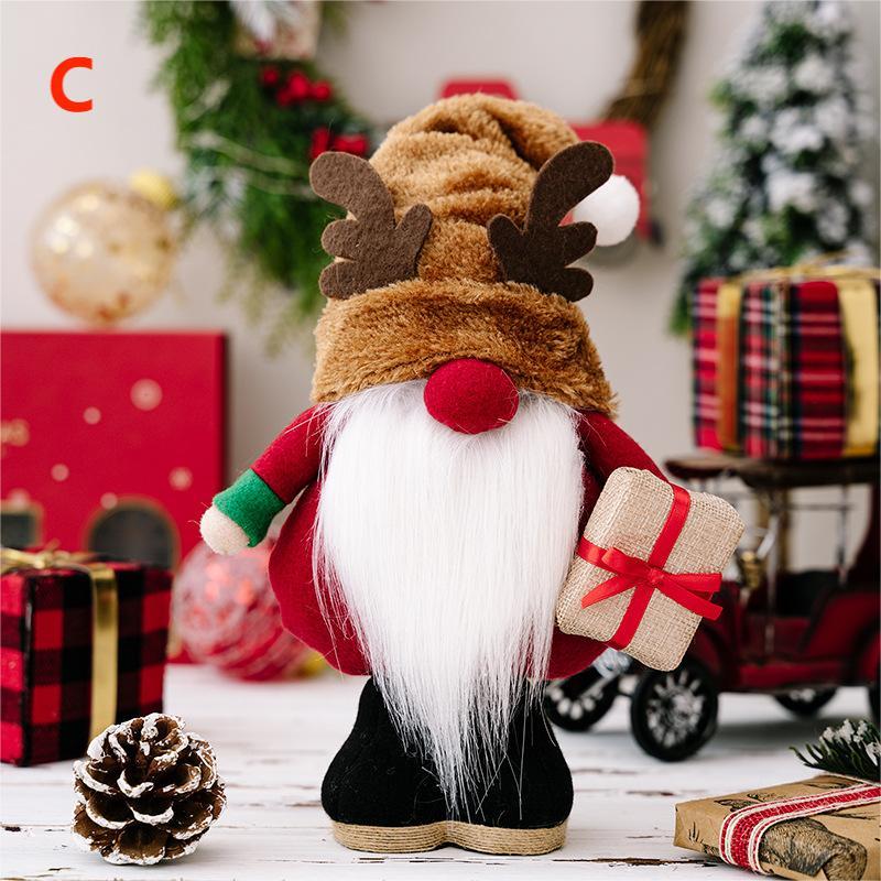 Flag Village Christmas Gnome Dolls Christmas Day Gifts Dwarves Home Decoration Gifts