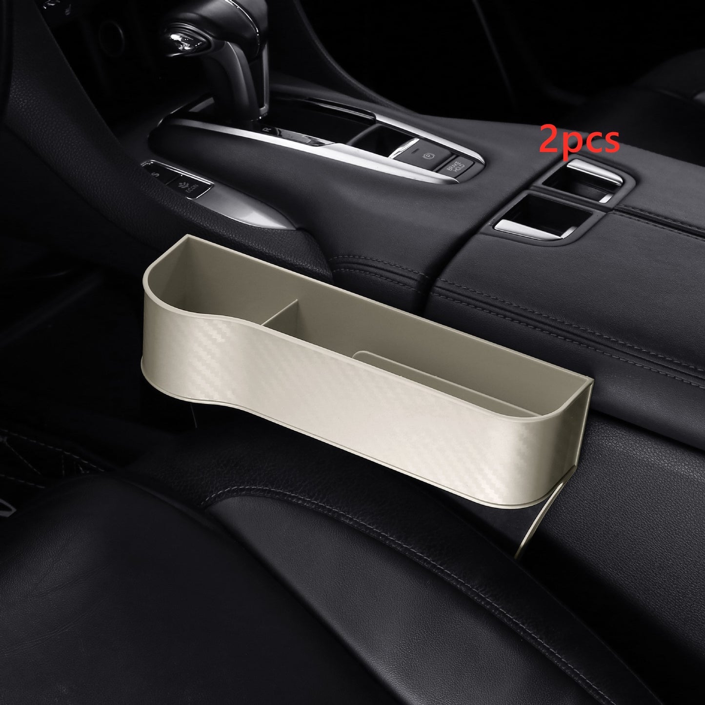 Flag Village Auto Tools Car Organizer Seat Gap Storage Box PU Case Pocket Car Seat Side Slit For Wallet Phone Coins Cigarette Keys Cards Auto Universal