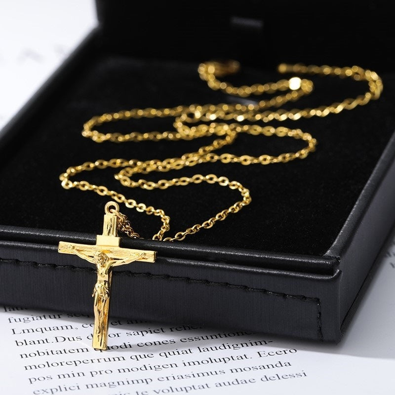 Flag Village Jewelry Men For Cross Gifts Necklace Party Man