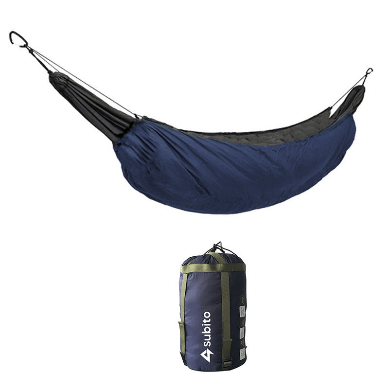 Flag Village Outdoor Portable Hammock Underquilt Hammock Thermal Under Blanket Winter Warm Hammock Insulation Accessory For Camping