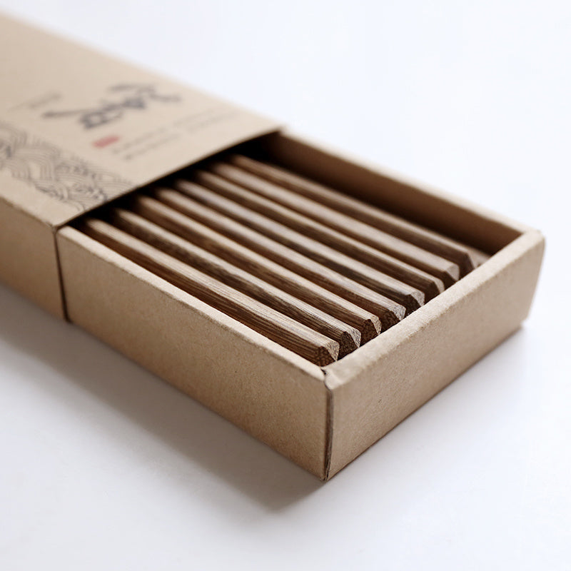 Flag Village Gift Box Log Combination Chopsticks 10 Double Set Tableware