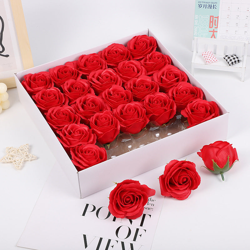 Flag Village Valentine's Day Simulation Soap Flower Gift Box