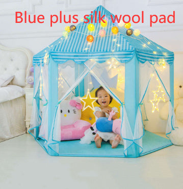 Flag Village Portable Children's Tent for Kids Tent Toys Girls Princess Castle Tipi Infantil Children's House Vigvam Teepee Baby Tent Gifts