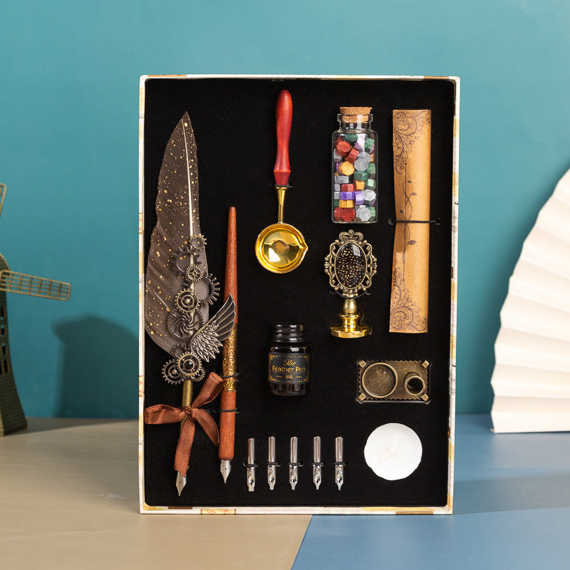 Flag Village Business Gift Box Birthday Gift Pen Set
