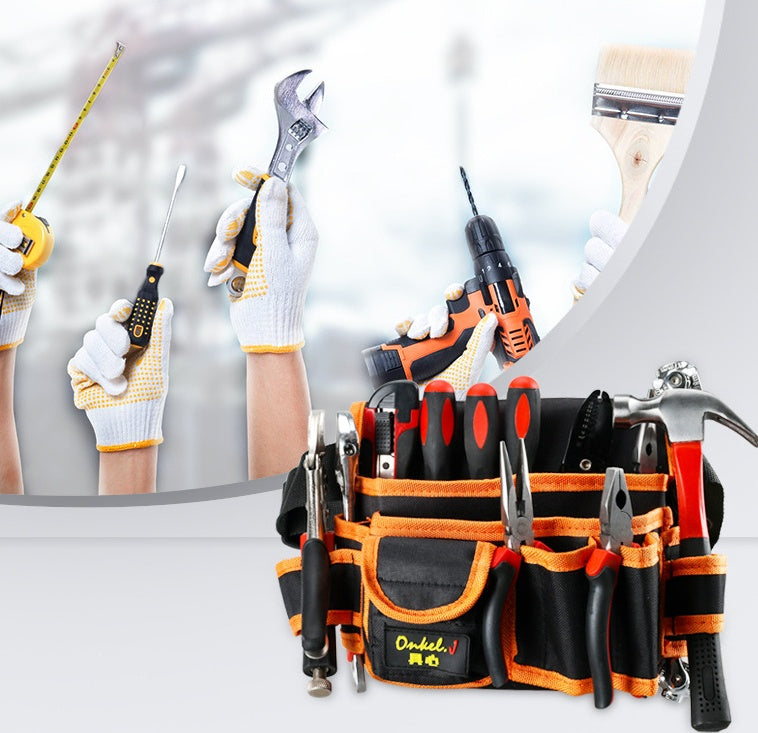 Flag Village Auto Tools Construction Site Tools Oxford Cloth Woodworking Work Fitter Electrician Kit