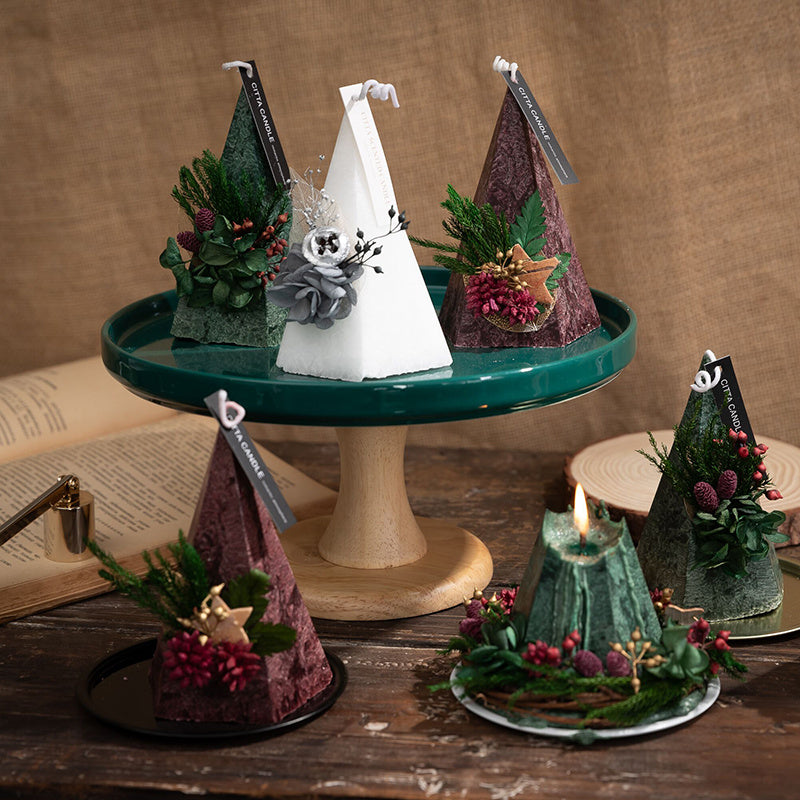 Flag Village Christmas Tree Aromatherapy Candle Gift Box Set