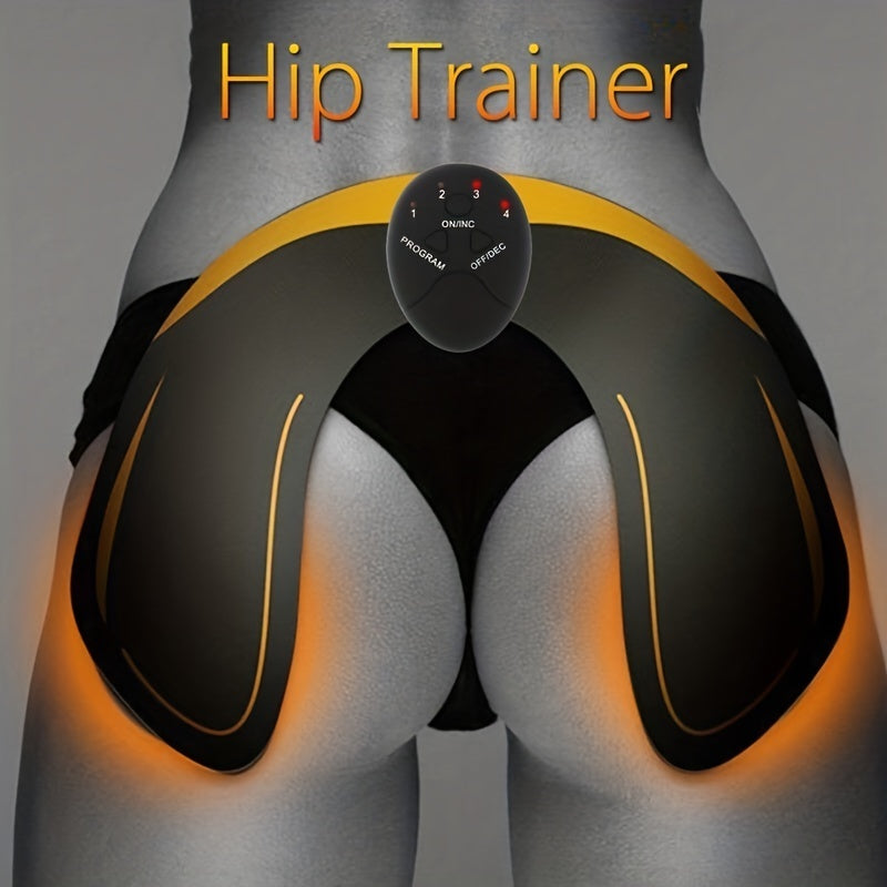 Flag Village Hip Trainer, Buttock Lift Massage Device Smart Fitness Exercise Gear Home Office, Portable U-Shape Butt Lifting Workout Equipment Gifts For Women