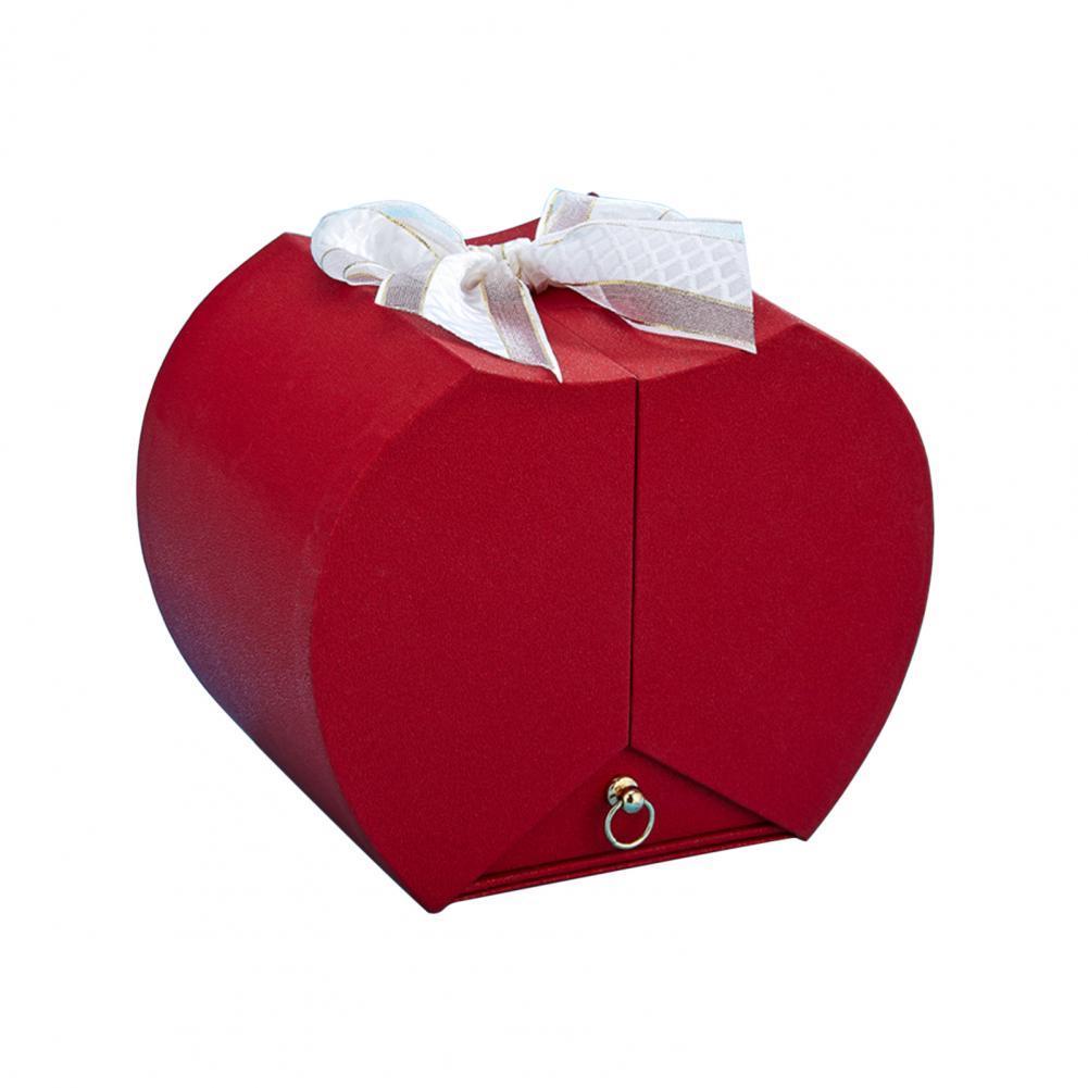 Flag Village Creative Eternal Flower Necklace Ring Double Gift Box