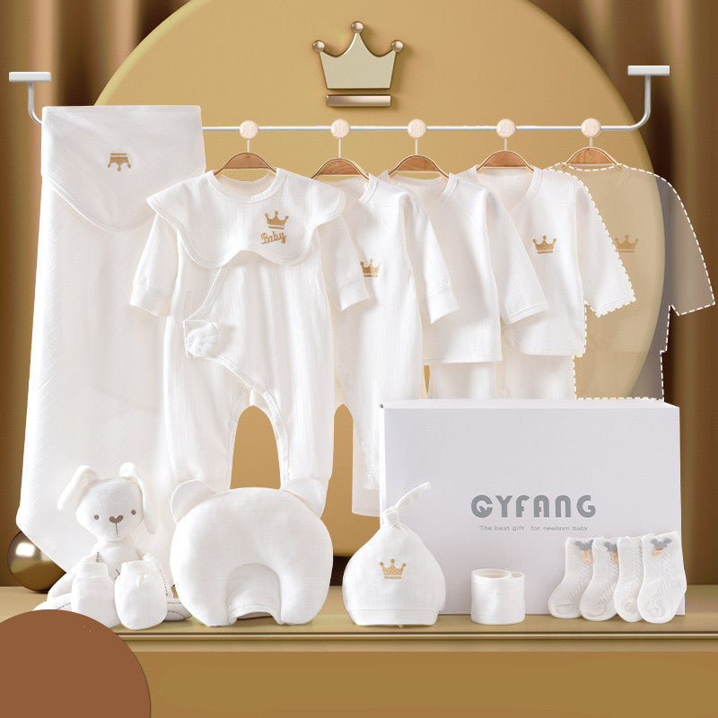 Flag Village Baby Clothes Autumn And Winter Newborn Gift Box Set