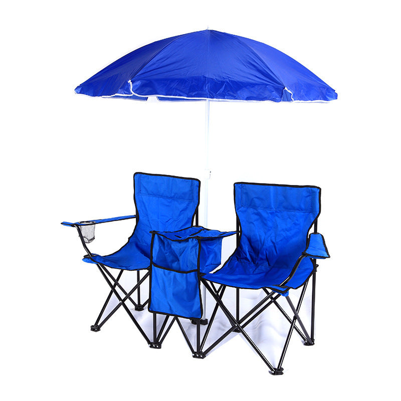 Flag Village Outdoor Double Portable Camping Folding Chair
