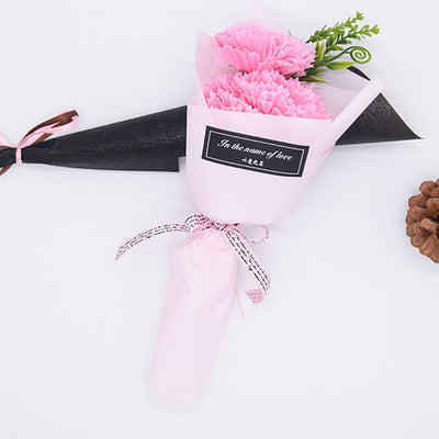 Flag Village Valentine's Day Soap Rose Bouquet Gift Box